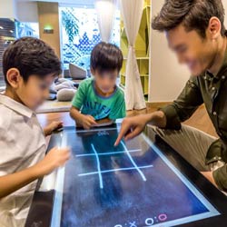 Touch table for the hotel industry